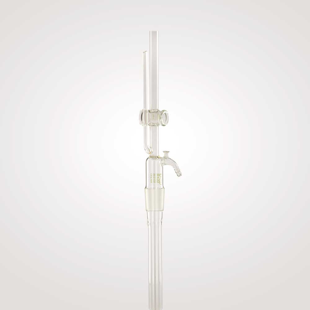 Bürettacső üveg csappal